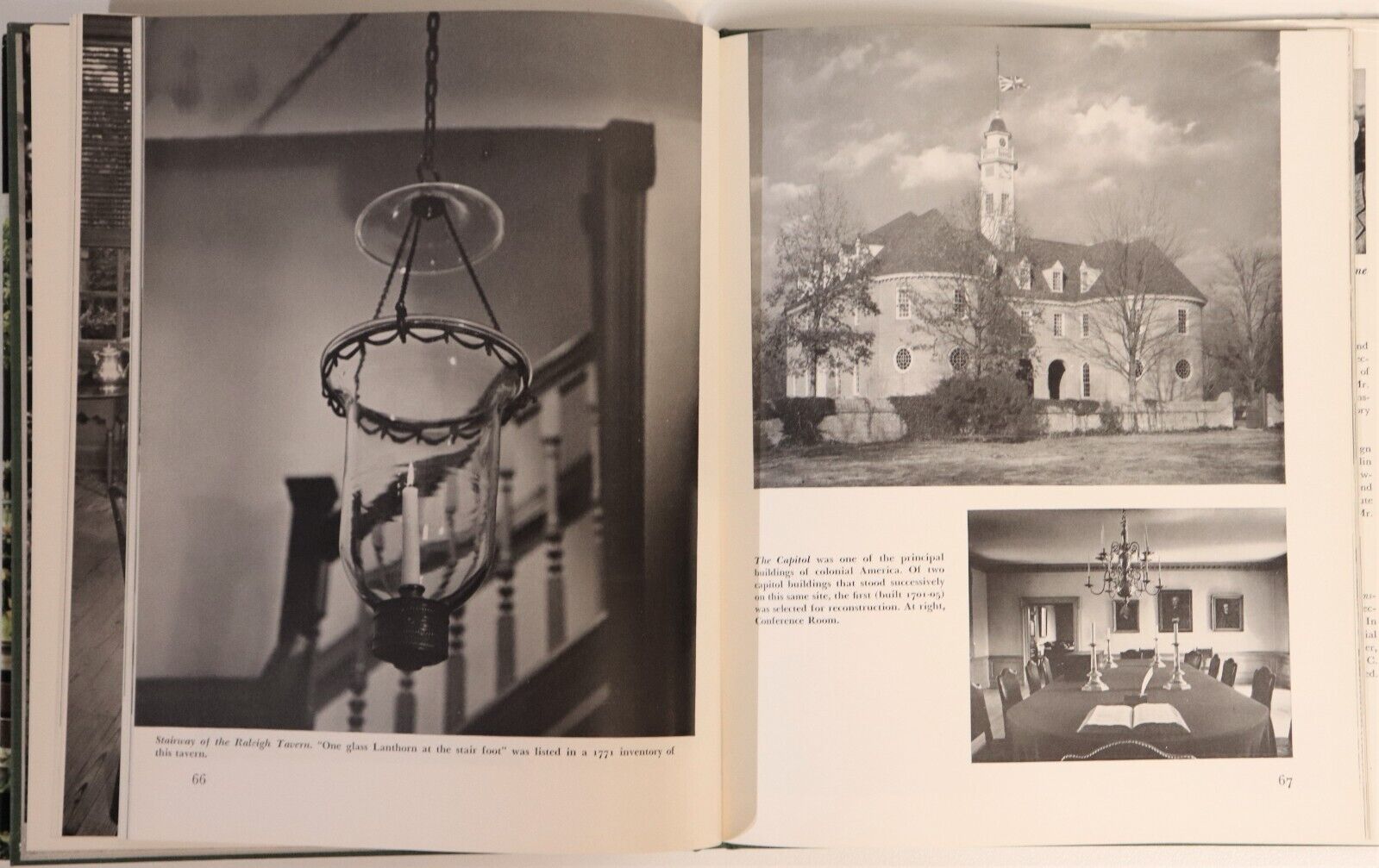 1966 Colonial Williamsburg Vintage American Architecture & History Book