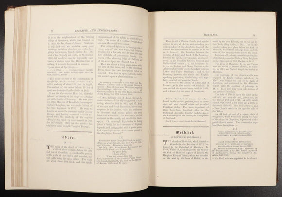 1879 Epitaphs & Inscriptions In Burial Grounds Antiquarian British History Book