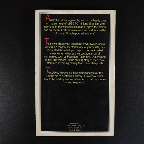 1979 The Money Miners: The Great Australian Mining Boom Gold Mine History Book