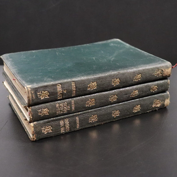 1904 3vol The Works of W.M. Thackeray Antique Fiction Books New Century Library