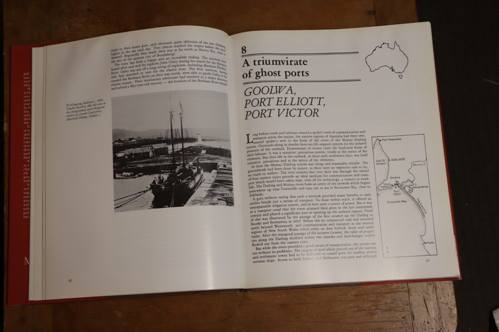 1984 Ghost Ports of Australia 1st Edition Australian Maritime History Book