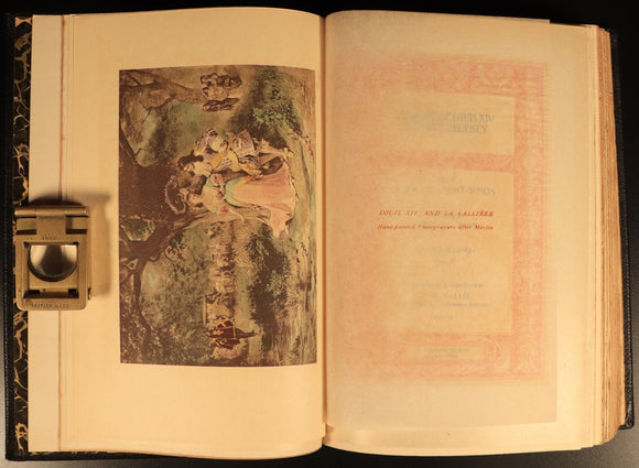 Memoirs Of Louis XIV & Regency 3vol Set 1901 Antique French Royal History Book