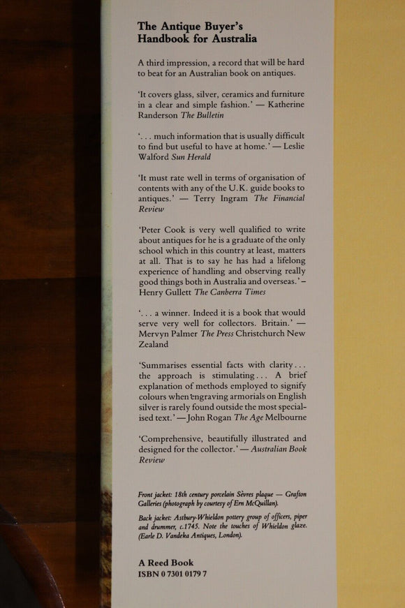 1987 The Antique Buyers Handbook For Australia Antique Collecting Book