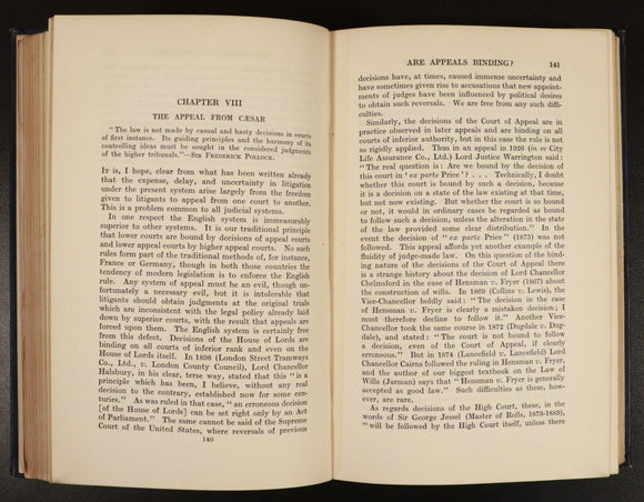 1931 In Quest Of Justice by Claud Mullins 1st Edition Legal History Book