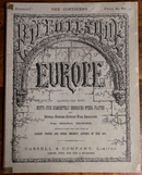 c1880 Picturesque Europe - Division 17 Rare Antiquarian Engravings Plates Book-1