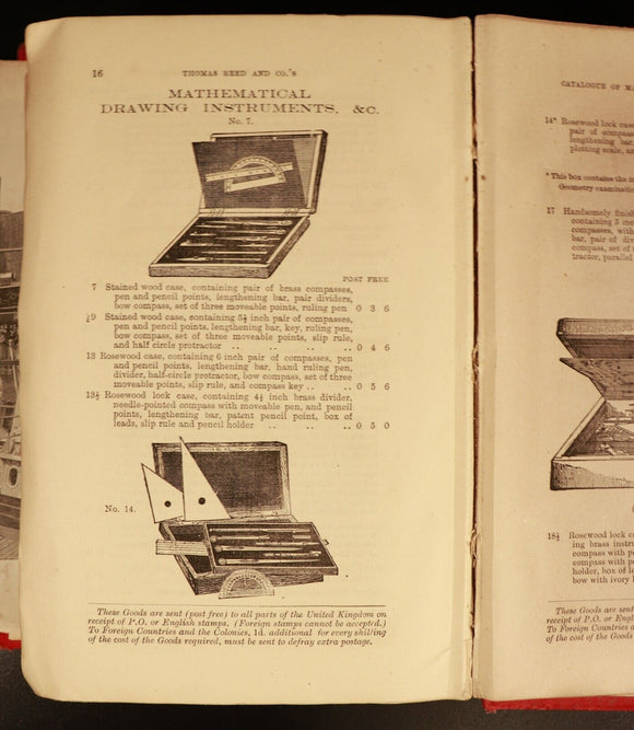 1891 Reed's Engineers Handbook Marine Board WH Thorn Antique Engineering Book