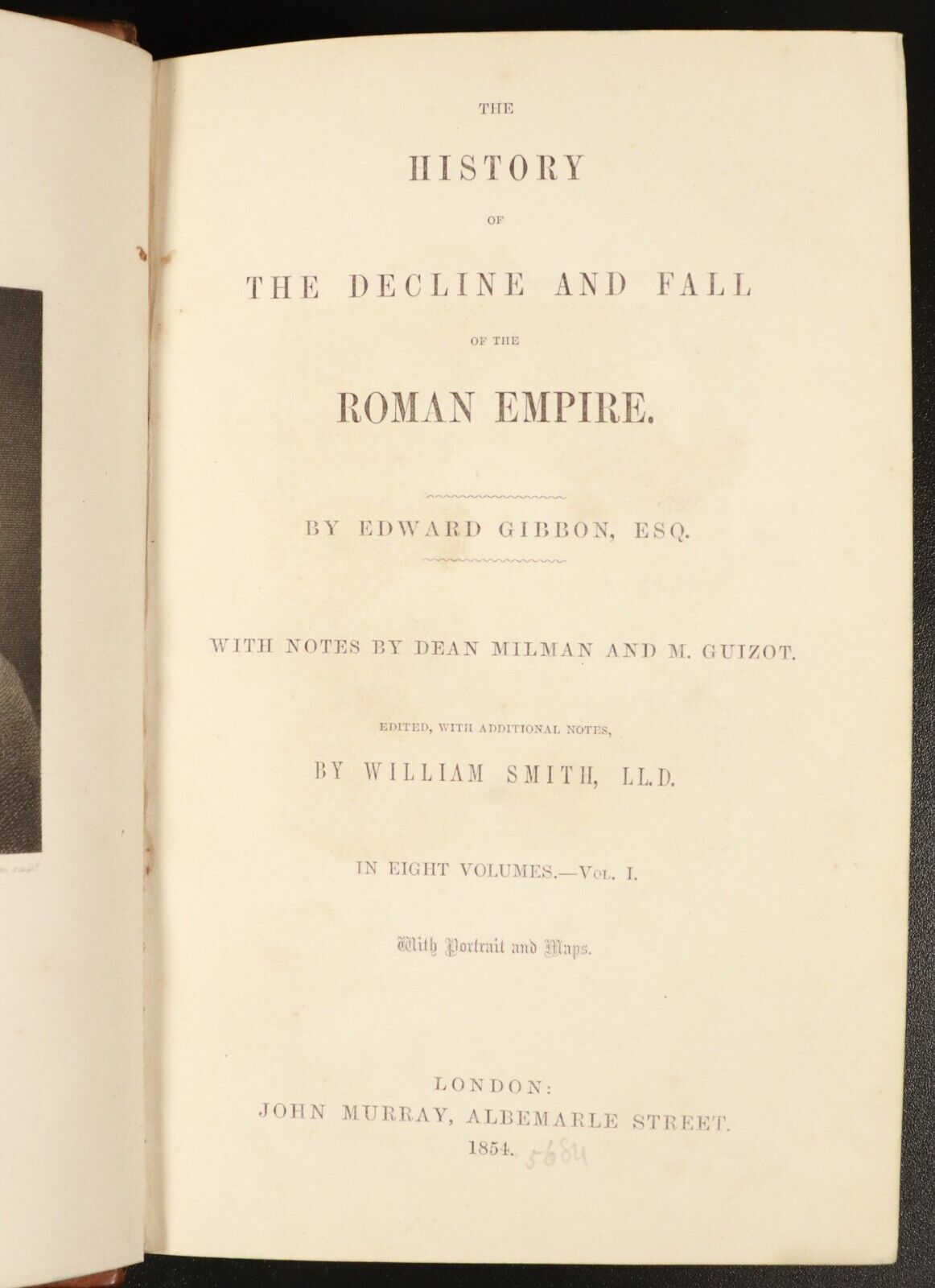 1854 7vol History Of Decline & Fall Roman Empire by E. Gibbon Antiquarian Books