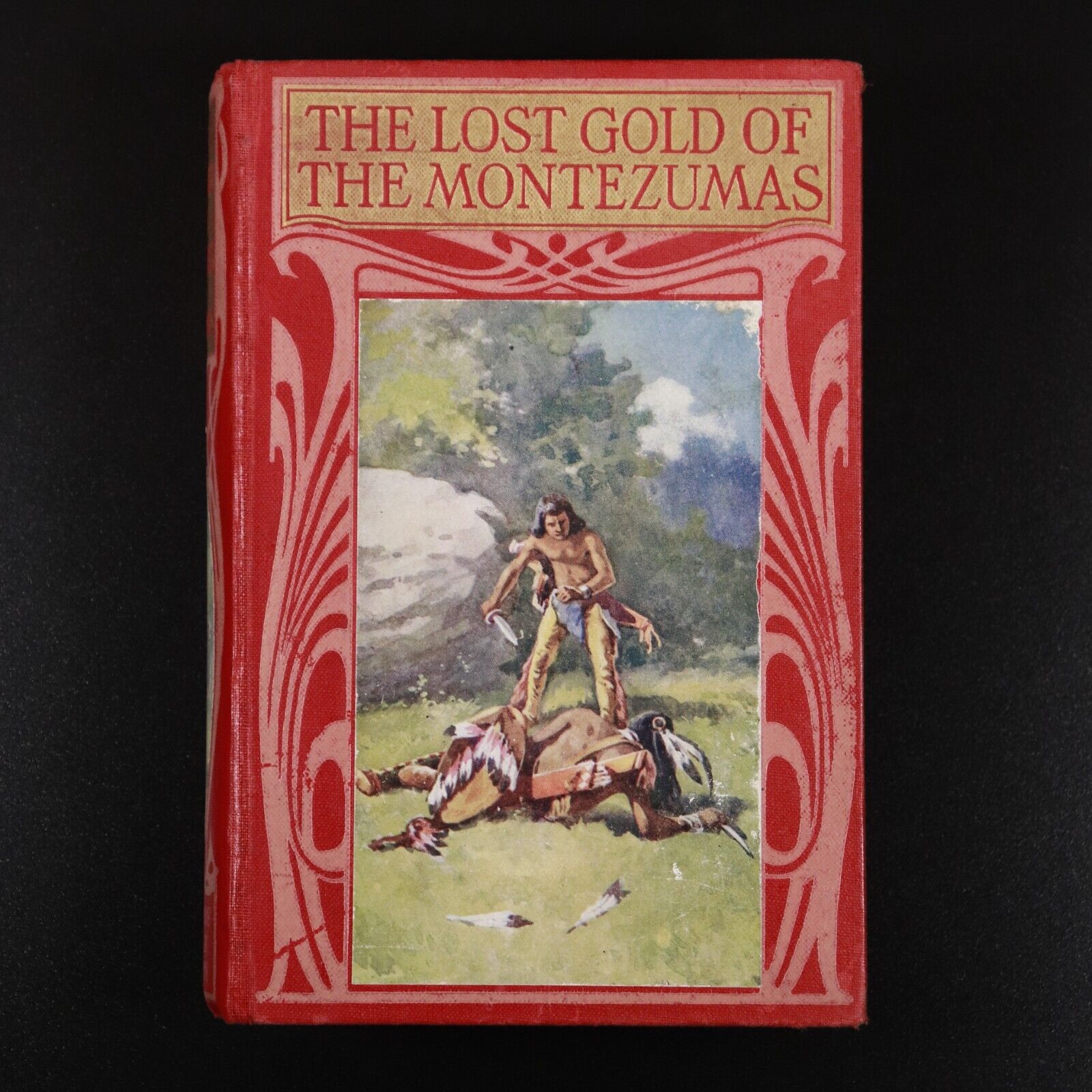c1915 The Lost Gold Of The Montezumas Antique American Fiction Book Stoddard - 0