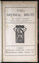 c1914 The Abysmal Brute & The Game by Jack London Antique Fiction Book-3