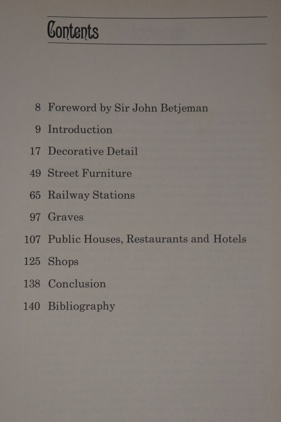 1976 Vanishing Victoriana by L Lambton Architecture Reference & History Book