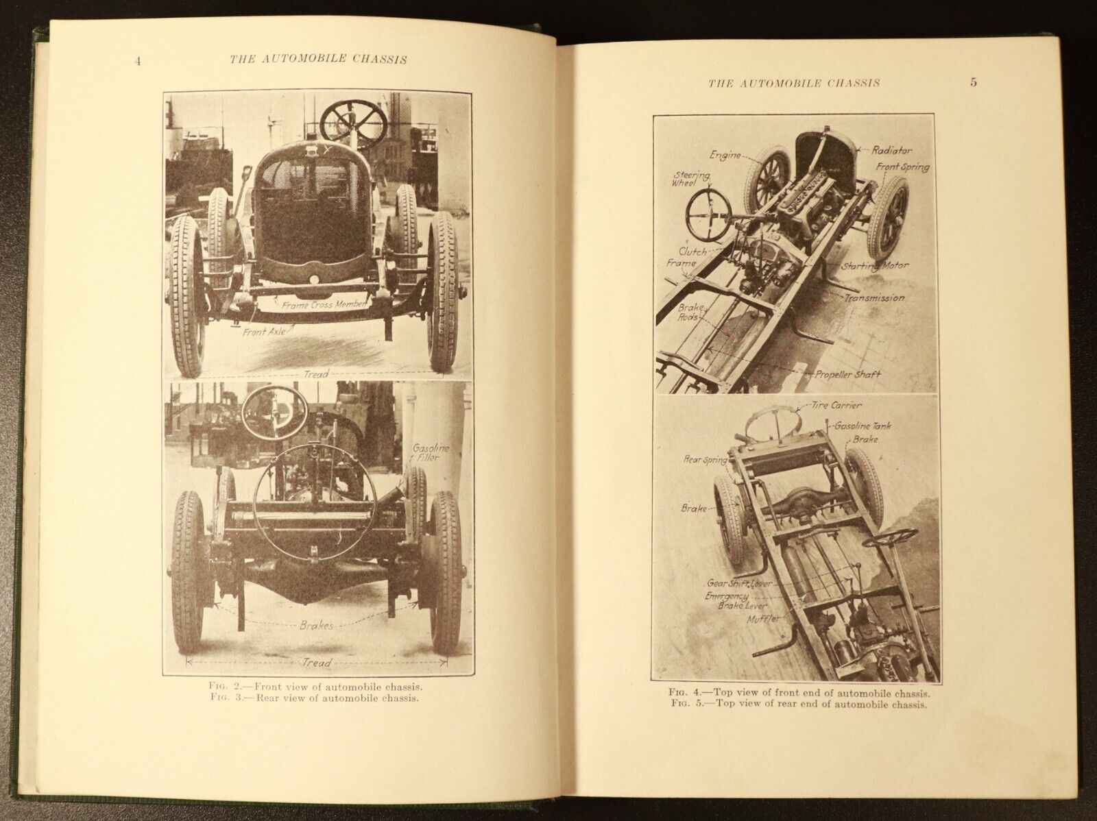 1923 The Automobile Chassis BG Elliott Antique Automotive Book McGraw Hill 1st