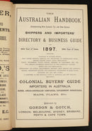 1897 Australian Handbook Directory Business Guide Antiquarian Reference Book-6