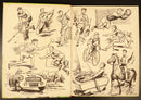 c1940 School Stories For Boys Cricket Theme Antique Childrens Book Illustrated-3