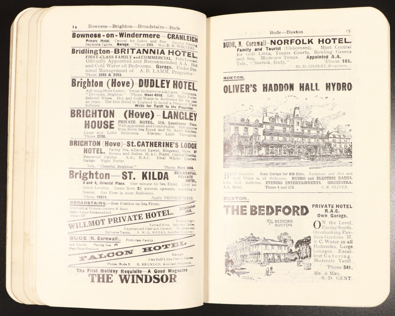 1932 Guide To London: Ward Lock & Co Antique Travel Guide Book w/Maps