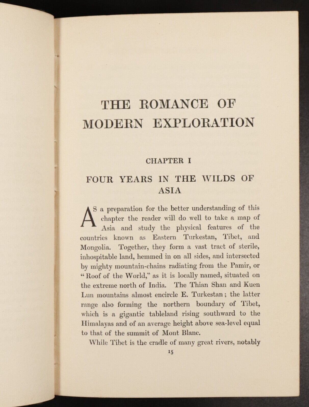 1910 The Romance Of Modern Exploration by A. Williams Antique Exploration Book