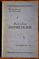 1949 Australian Aestheticism by DH Rankin Scarce 1st Edition Australian Art Book-1