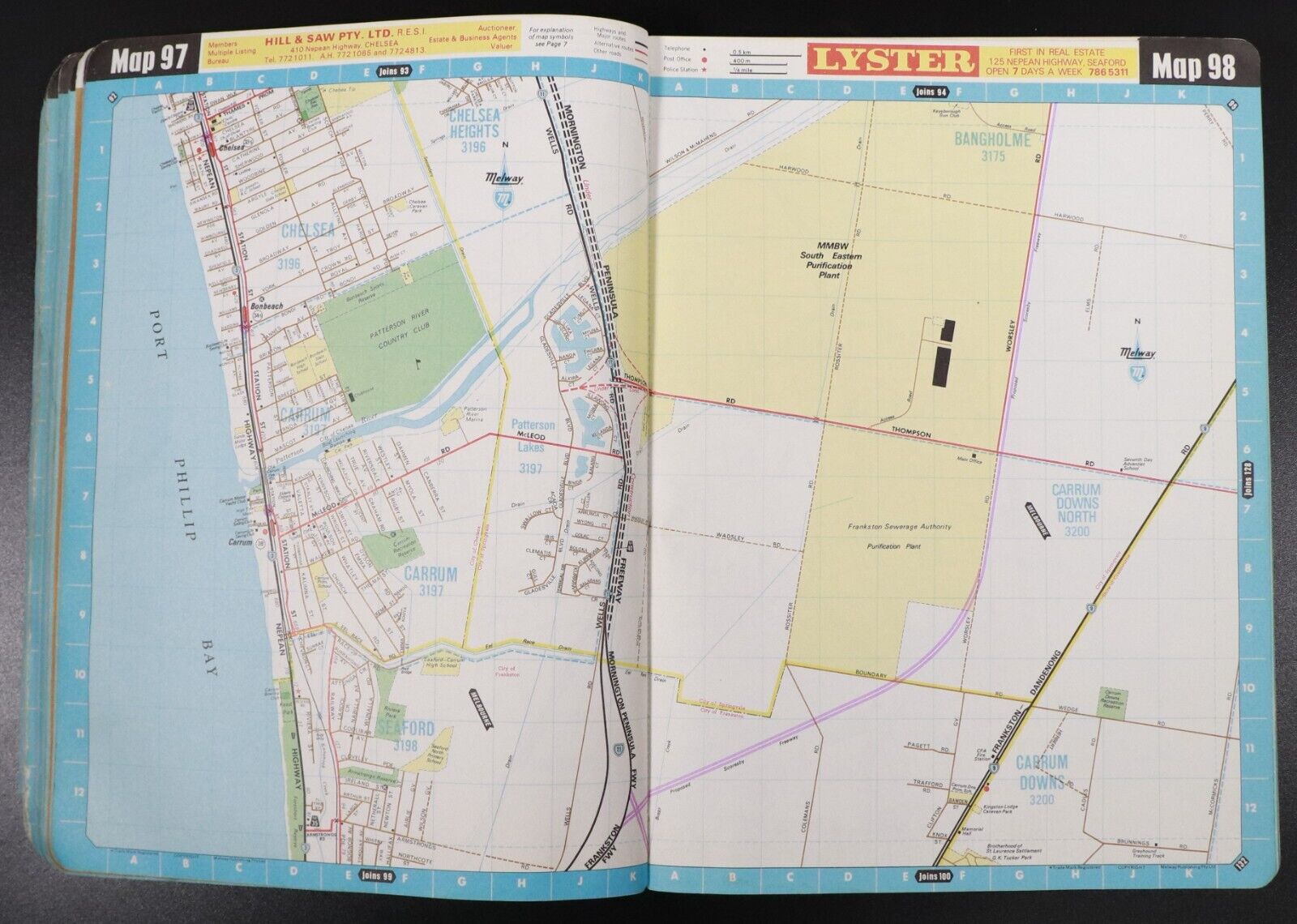 1978 Melway Street Directory Of Greater Melbourne Maps Book Melways 11th Edition