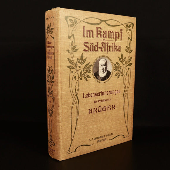 1902 Im Kampf um Sud-Afrika Paul Kruger Antique World History Book In German 1st