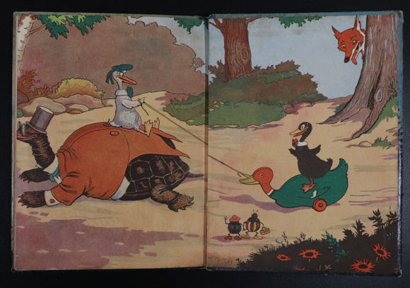 1928 The Dinky Ducklings by Lang Campbell Antique Childrens Book Illustrated