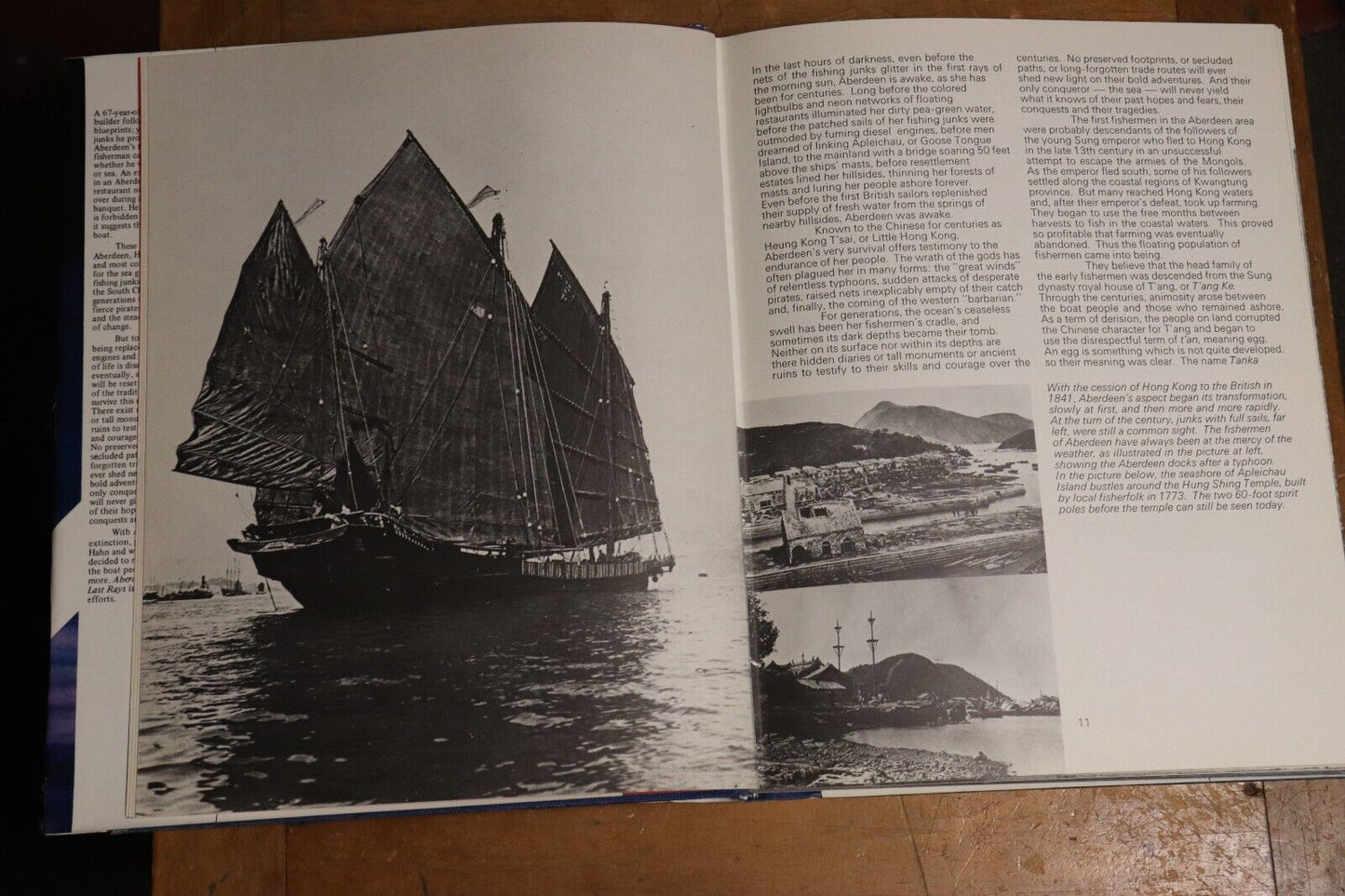 1974 Aberdeen: Catching The Last Rays Werner Hahn Vintage Hong Kong History Book