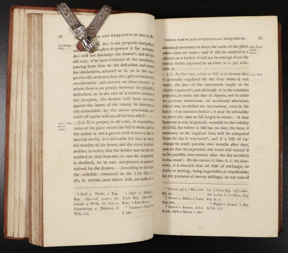 1797 2vol Summary Of Law Of Bills Of Exchange Antiquarian British History Books