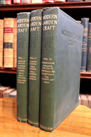 1936 3vol Modern Garden Craft by AJ Cobb Antique Gardening Reference Book Set-1