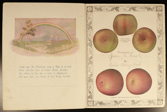 c1918 Cole's Funny Picture Book No. 1 Antique Illustrated Childrens Book 48th Ed