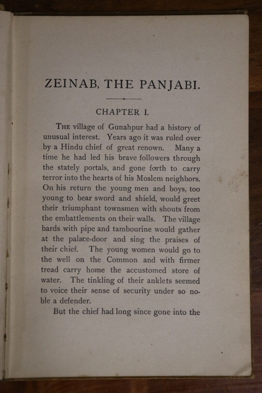 1895 Zeinab The Panjabi by E.M. Wherry Antique Muslim Christian Theology Book