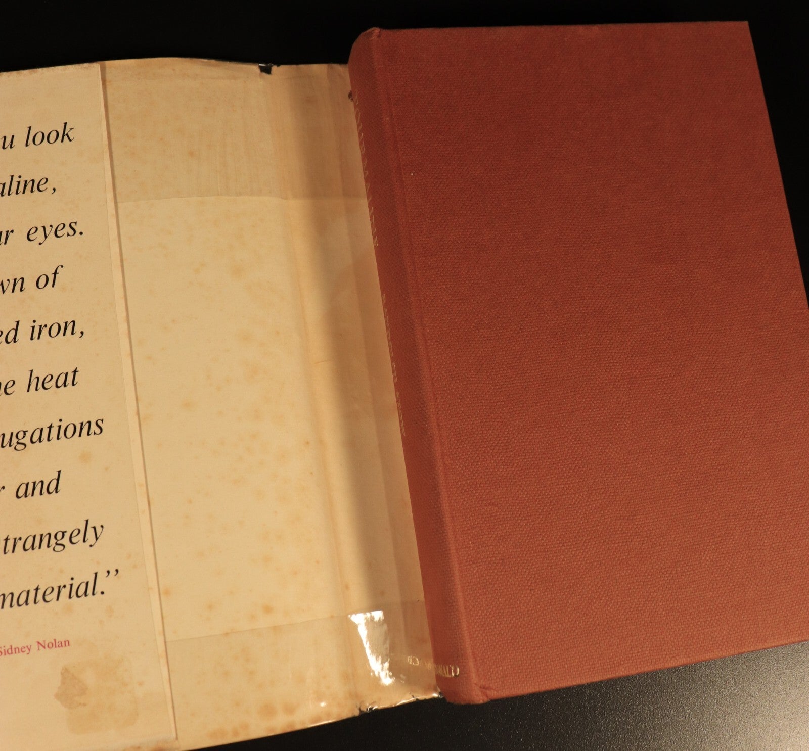 1963 Tourmaline by Randolph Stow Vintage Australian Fiction Book 1st Edition