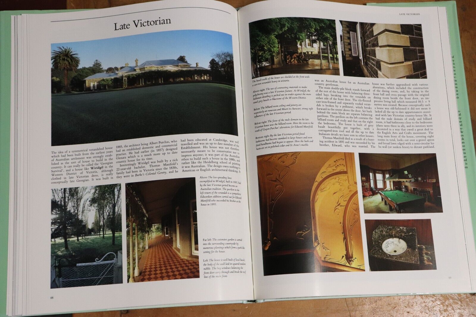 1987 Australian Country Houses Australian History & Architecture Book