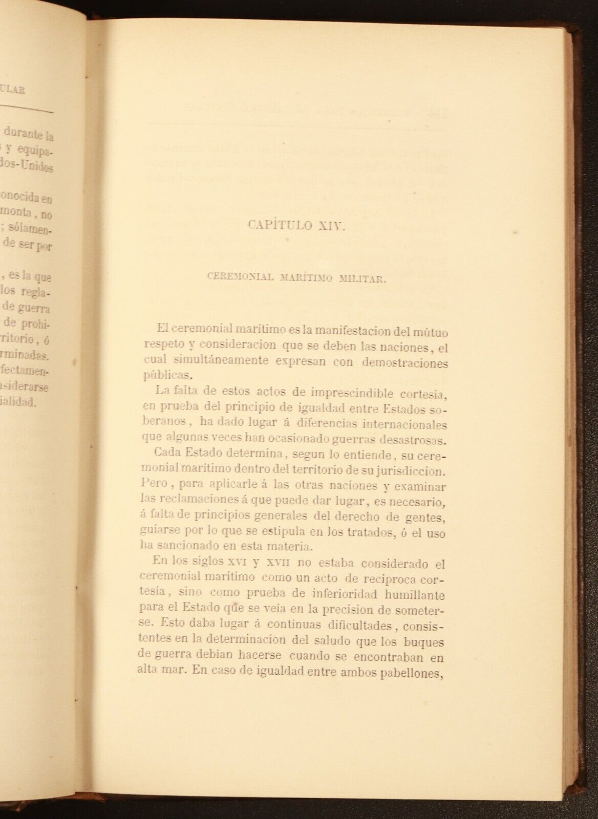 1883 Elementos Para El Ejercicio De La Carrera Consular Antique Reference Book