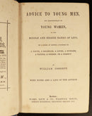 1885 Cobbett's Advice To Young Men Antiquarian British Self Help Guidance Book-5