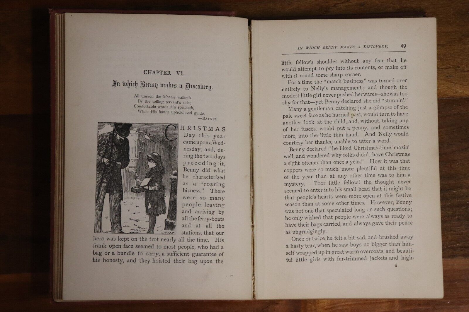 c1879 Her Benny by Silas K Hocking Antique British Fiction Book Liverpool