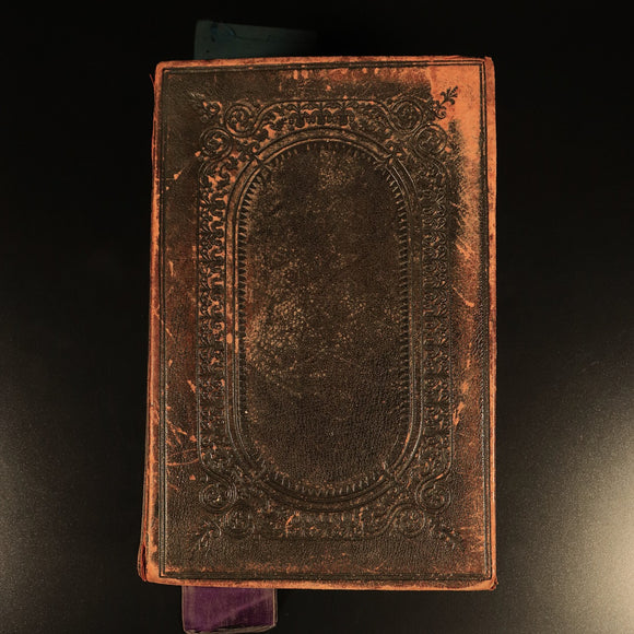 1853 The Prince James Holy Bible Antiquarian Bible With Ephemera Postcards etc