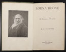 c1900 Lorna Doone Romance Exmoor by R.D. Blackmore Antique Classic Fiction Book-4
