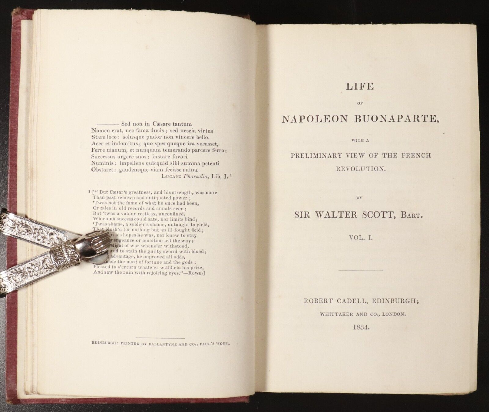 1834 8vol Life Of Napoleon by Walter Scott Antiquarian History Books Prose Works