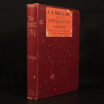 1891 The Convict King Jorgen Jorgenson Australian Convict History Book JF Hogan
