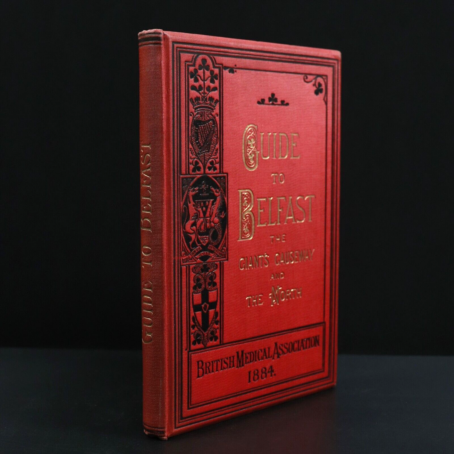 1884 Guide To Belfast Giants Causeway & The North Antique Travel Guide w/Map
