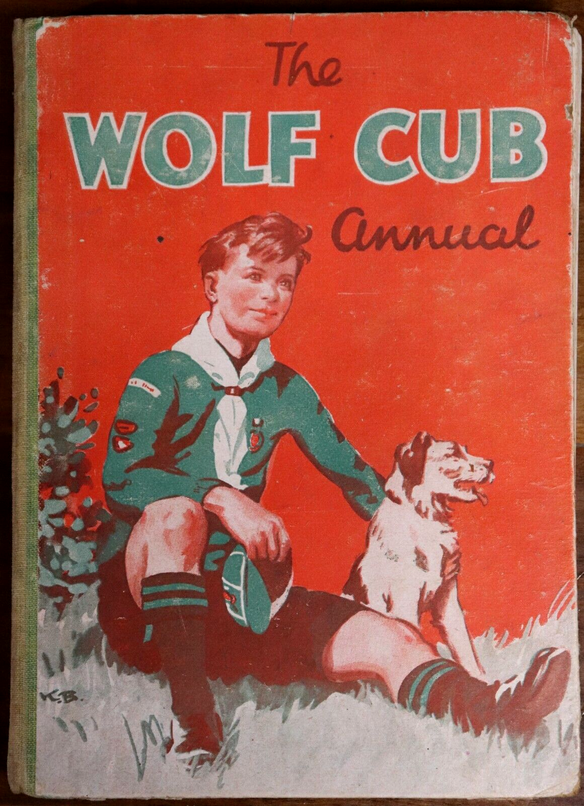 1949 The Wolf Cub Annual Antique Boy Scouts Illustrated Childrens Book