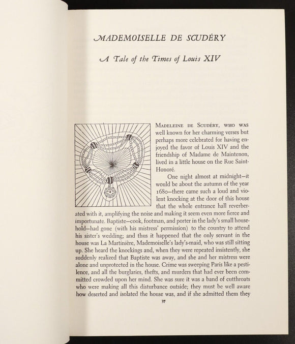 1946 Tales Of Hoffmann Antique German Romantic Literature Book Illustrated