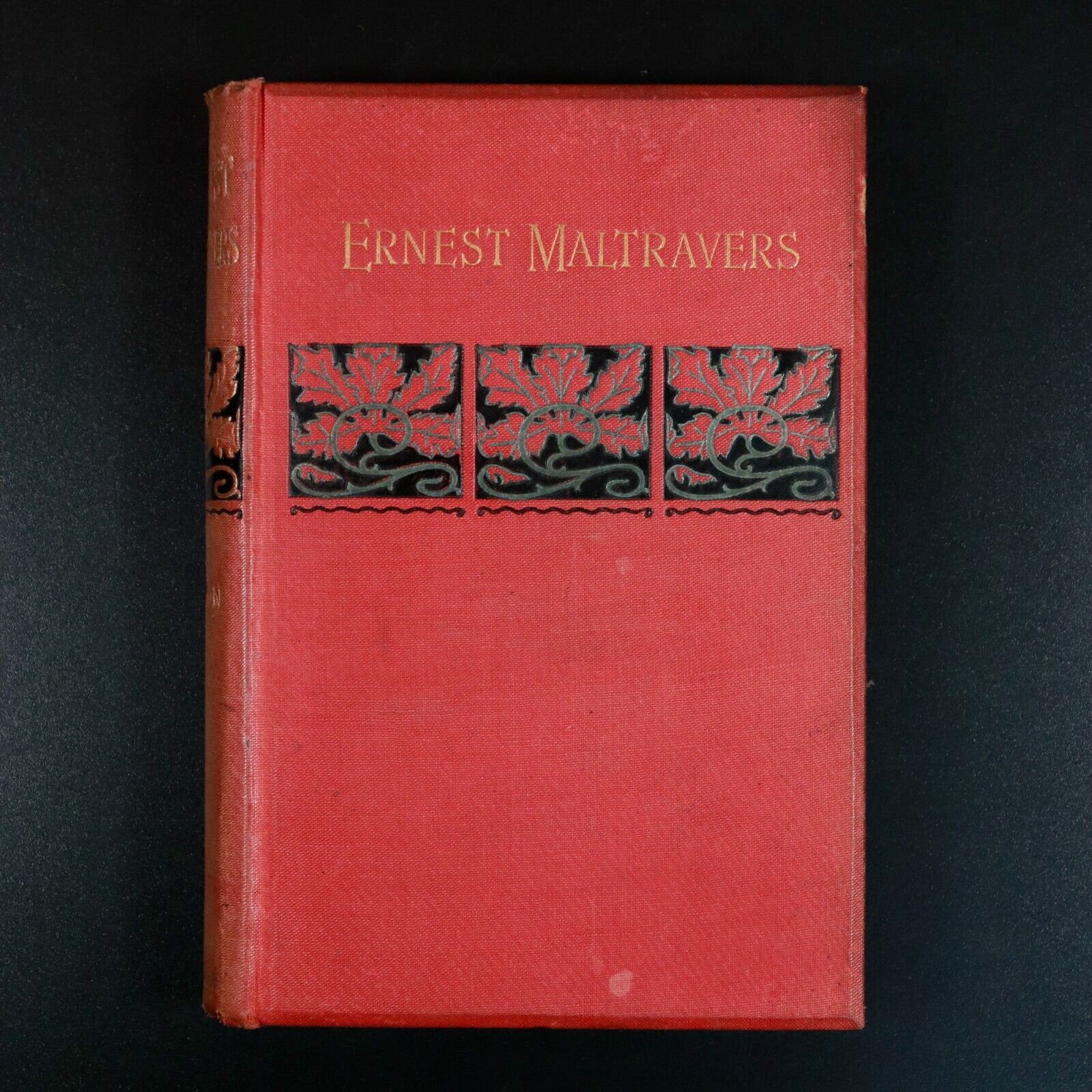 c1895 Ernest Maltravers by Lord Lytton Antiquarian British Fiction Book