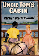 c1945 Uncle Tom's Cabin by Harriet Beecher Stowe Antique Fiction Book Dustjacket-1