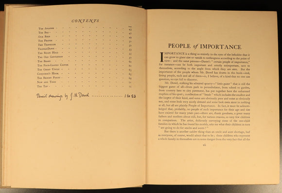 1938 People Of Importance by J.H. Dowd British Art Book Of Sketches B.E. Spender