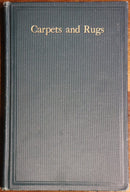 1923 Carpets & Rugs by Otis A. Kenyon Antique American History Book-1
