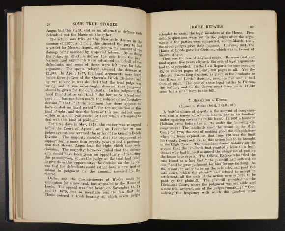 1931 In Quest Of Justice by Claud Mullins 1st Edition Legal History Book