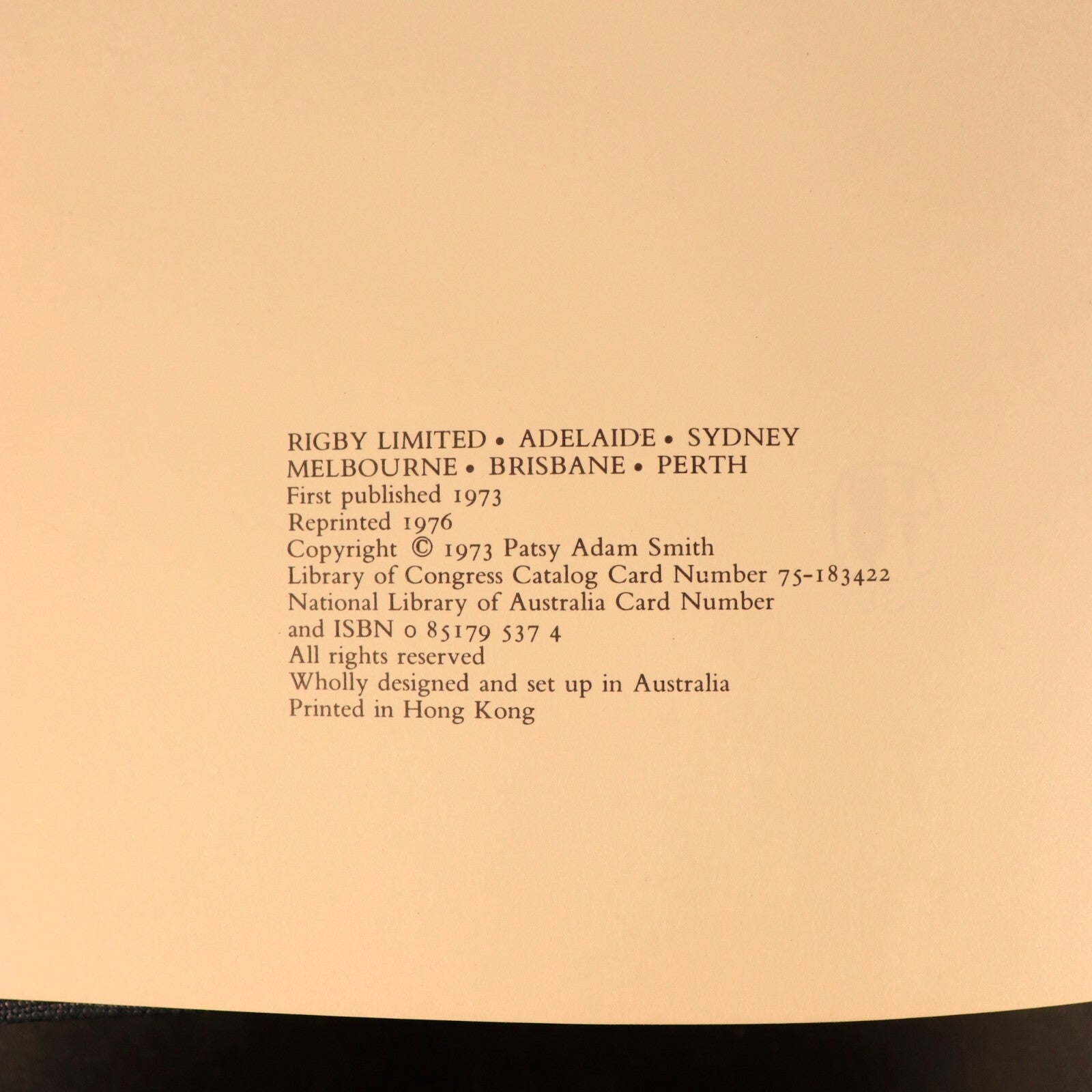 1976 Romance Of Australian Railways by Patsy Adam Smith Railway Trains Book