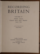 c1946 Recording Britain by G. Cumberlege Antique British History Book Set-9