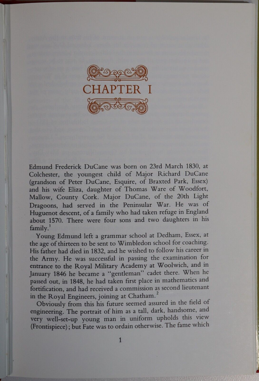 1973 Royal Engineer: Life Of Sir Edmund DuCane Australian History Book