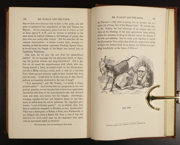 c1880 Whimsicalities by Thomas Hood Antique Illustrated British Literature Book