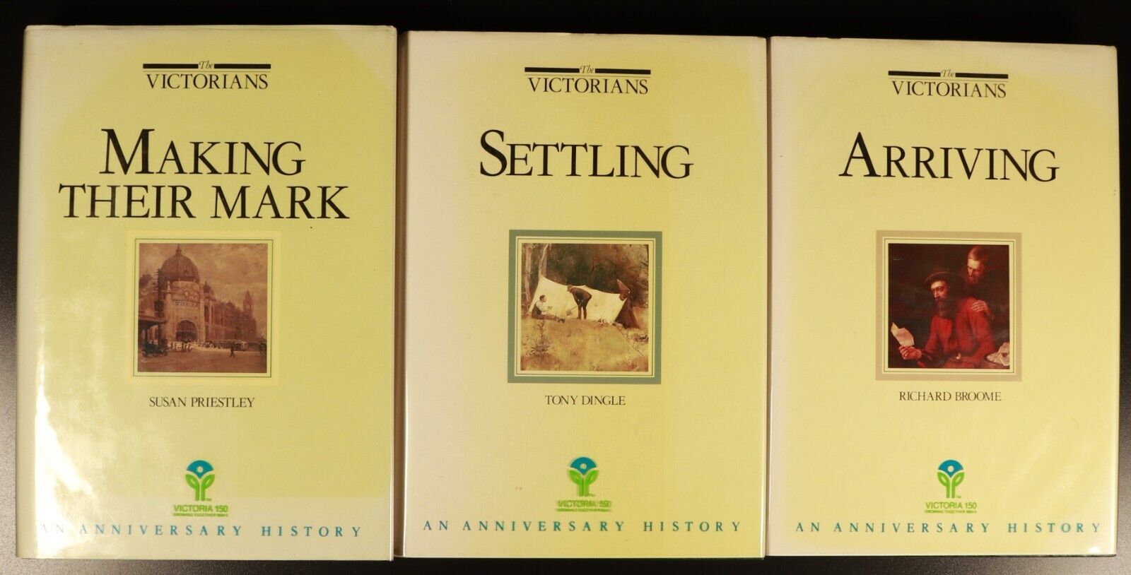 1984 3vol The Victorians: Arriving, Settling etc. Australian History Book Set